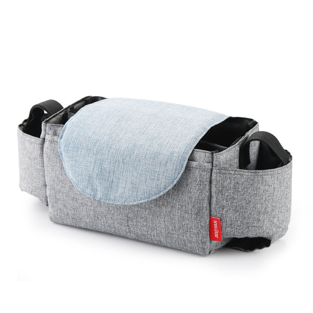 YippeeTots Multifunctional Baby Stroller Organizer Bag – Maternity Nappy Bag with Cup Holder & Wheelchair Compatibility
