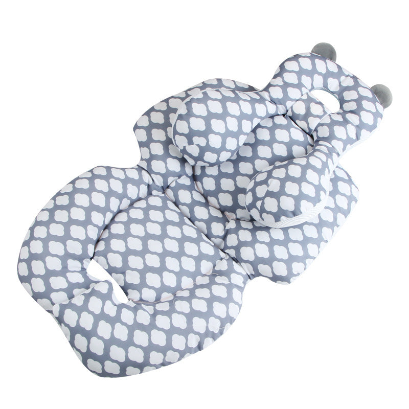 YippeeTots™ All-Season Baby Stroller Cushion with Neck and Body Support – Soft & Breathable Infant Sleeping Pad