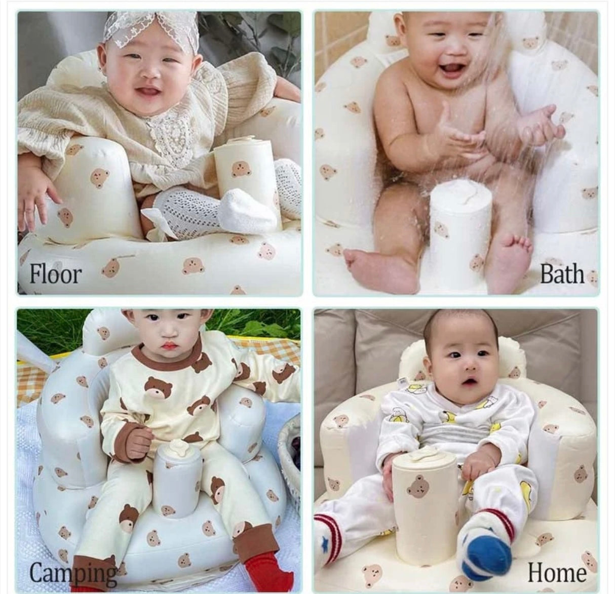 Baby Inflatable Chair – Soft Support Seat for Sitting Training