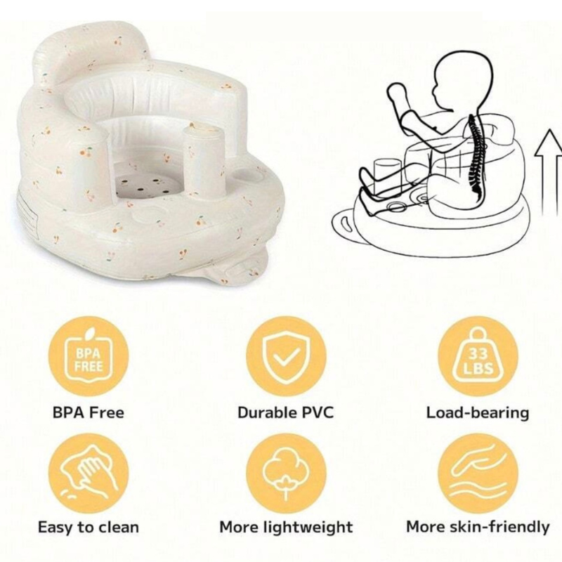 Baby Inflatable Chair – Soft Support Seat for Sitting Training