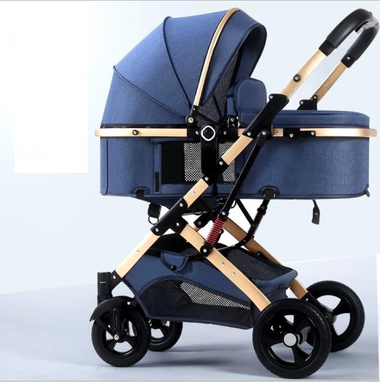 Portable Foldable Newborn Baby Stroller with Reversible Handle