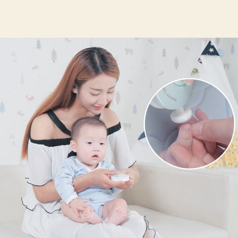 Electric Baby Nail Grinder & Clipper Set for Newborns and Children