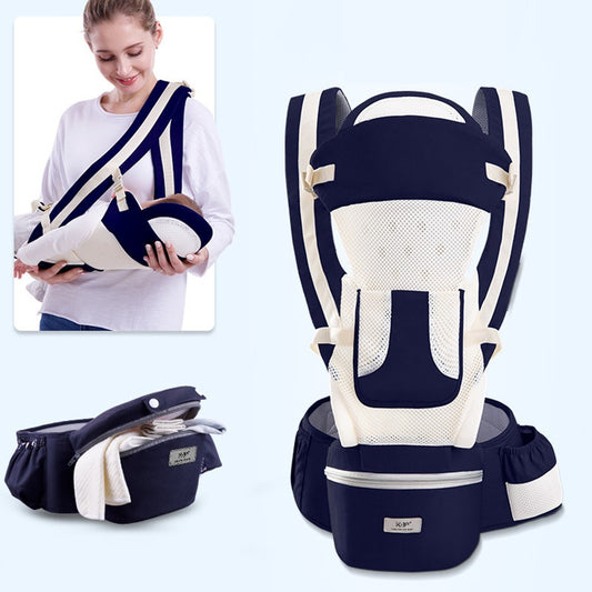 Breathable Multifunctional Baby Carrier with Waist Stool