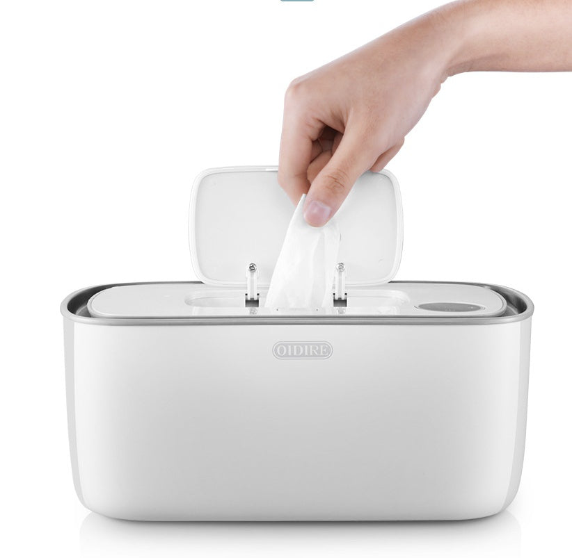 Electric Baby Wipes Warmer with Temperature Control & Storage