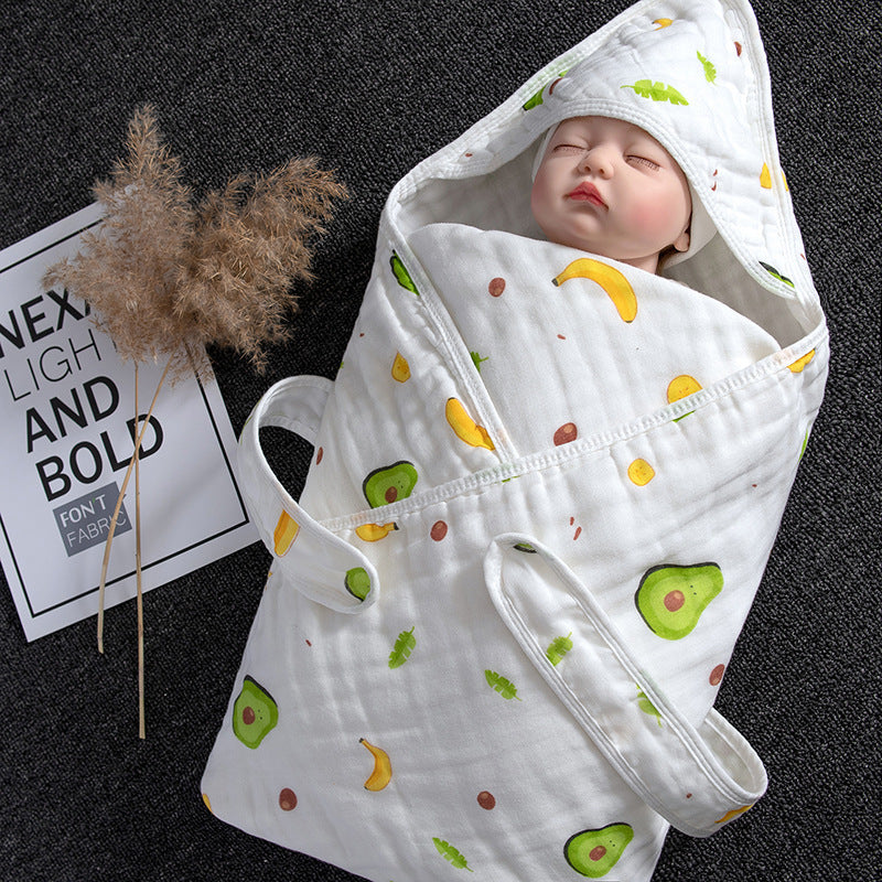 Soft Cotton Baby Blanket for Swaddling and Towel Use – Perfect for Newborns