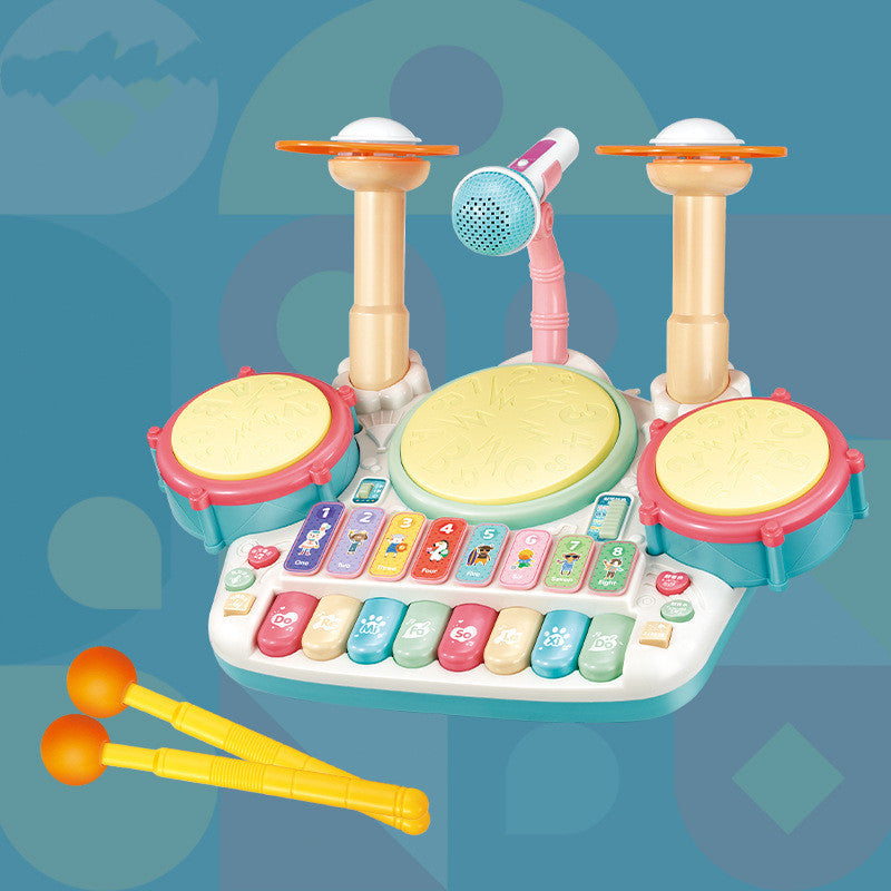 Baby Drum Toy with Microphone for Kids | Interactive Musical Toy