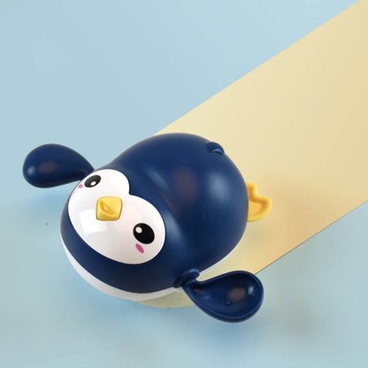 Cute Wind-Up Penguin Baby Bath Toy – Floating Swimming Pool Toy Set