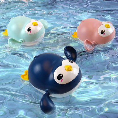 Cute Wind-Up Penguin Baby Bath Toy – Floating Swimming Pool Toy Set