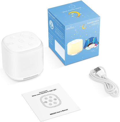 Colorful Lights White Noise Sleep Aid for Babies