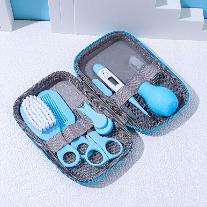 Baby Nail Care Kit – 8-Piece Grooming Set with EVA Storage Bag