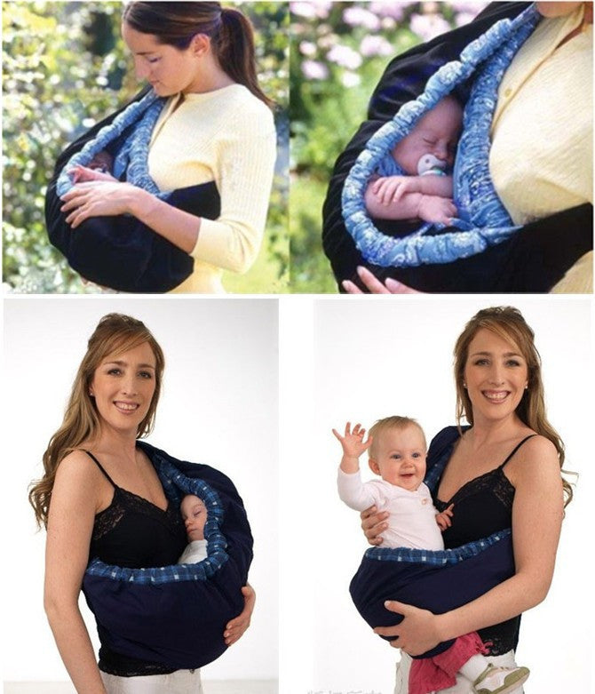 Newborn Baby Sling Carrier – Soft & Adjustable Infant Wrap for Hands-Free Nursing & Comfort