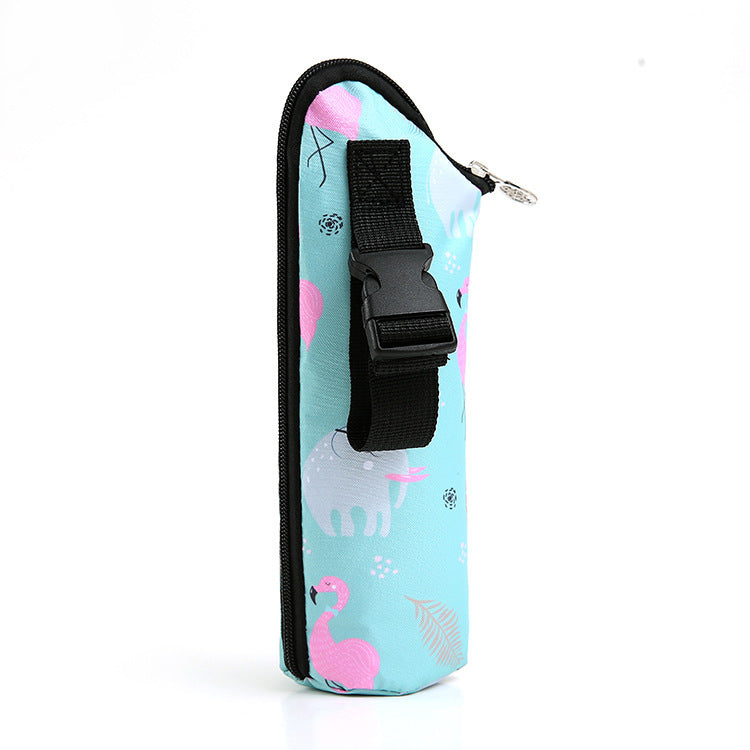 Portable Baby Stroller Feeding Bottle Bag - Outdoor Thermal Insulated Bag for Baby Bottles