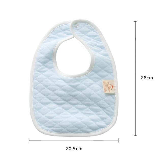 Thickened Double Layer Pure Cotton Newborn Baby Feeding Bib