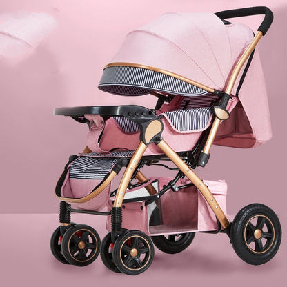 Lightweight Baby Stroller for Newborns – Portable & Travel-Friendly