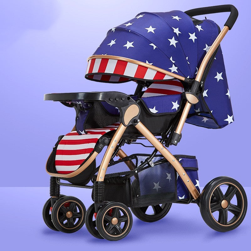 Lightweight Baby Stroller for Newborns – Portable & Travel-Friendly