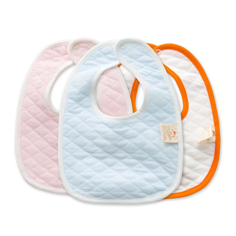 Thickened Double Layer Pure Cotton Newborn Baby Feeding Bib