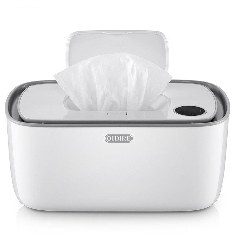 Electric Baby Wipes Warmer with Temperature Control & Storage