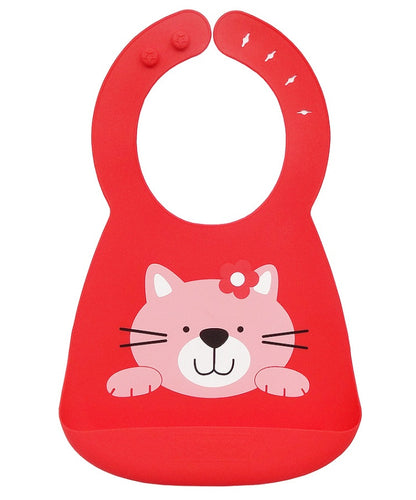 Waterproof Silicone Baby Feeding Bibs – Adjustable, Easy Clean, Durable