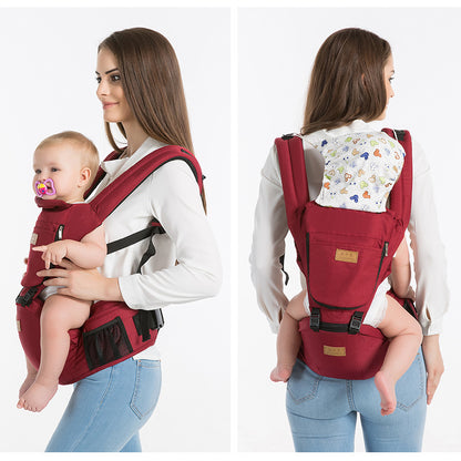 Breathable Baby Carrier with Ergonomic Waist Stool