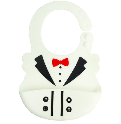 Waterproof Silicone Baby Feeding Bibs – Adjustable, Easy Clean, Durable