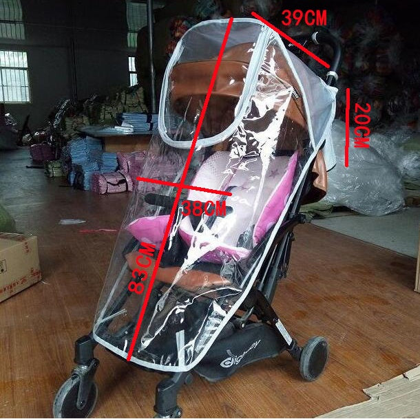 Universal Baby Stroller Windshield – Weather Shield for Rain, Wind, and Dust Protection