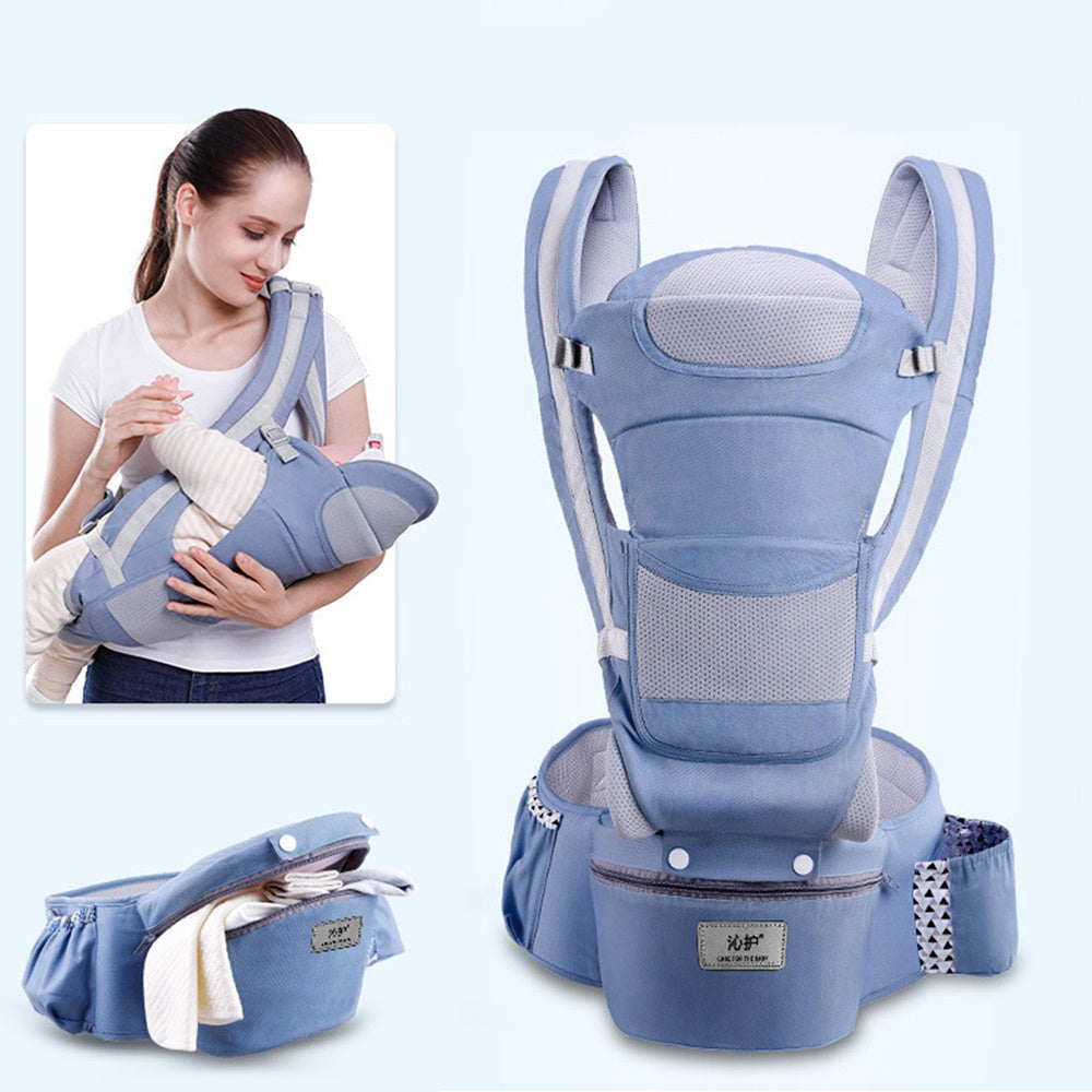 Breathable Multifunctional Baby Carrier with Waist Stool