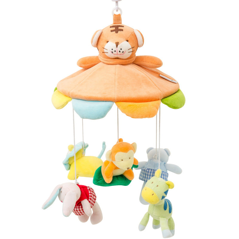 Musical Rotating Plush Baby Crib Mobile – Soft Newborn Bed Bell Toy