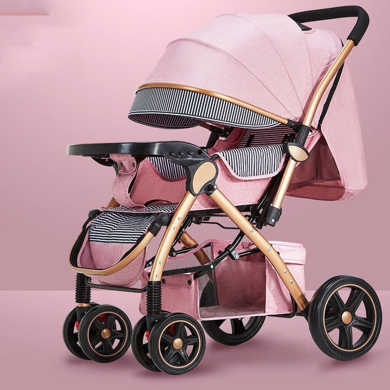 Lightweight Baby Stroller for Newborns – Portable & Travel-Friendly