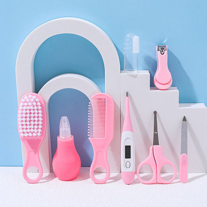 Baby Nail Care Kit – 8-Piece Grooming Set with EVA Storage Bag