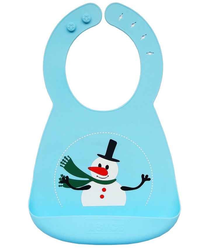 Waterproof Silicone Baby Feeding Bibs – Adjustable, Easy Clean, Durable