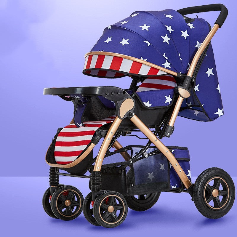 Lightweight Baby Stroller for Newborns – Portable & Travel-Friendly