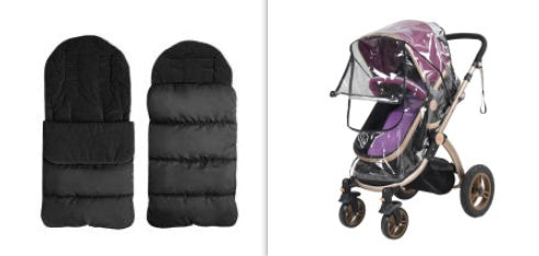 Universal Baby Stroller Windshield – Weather Shield for Rain, Wind, and Dust Protection