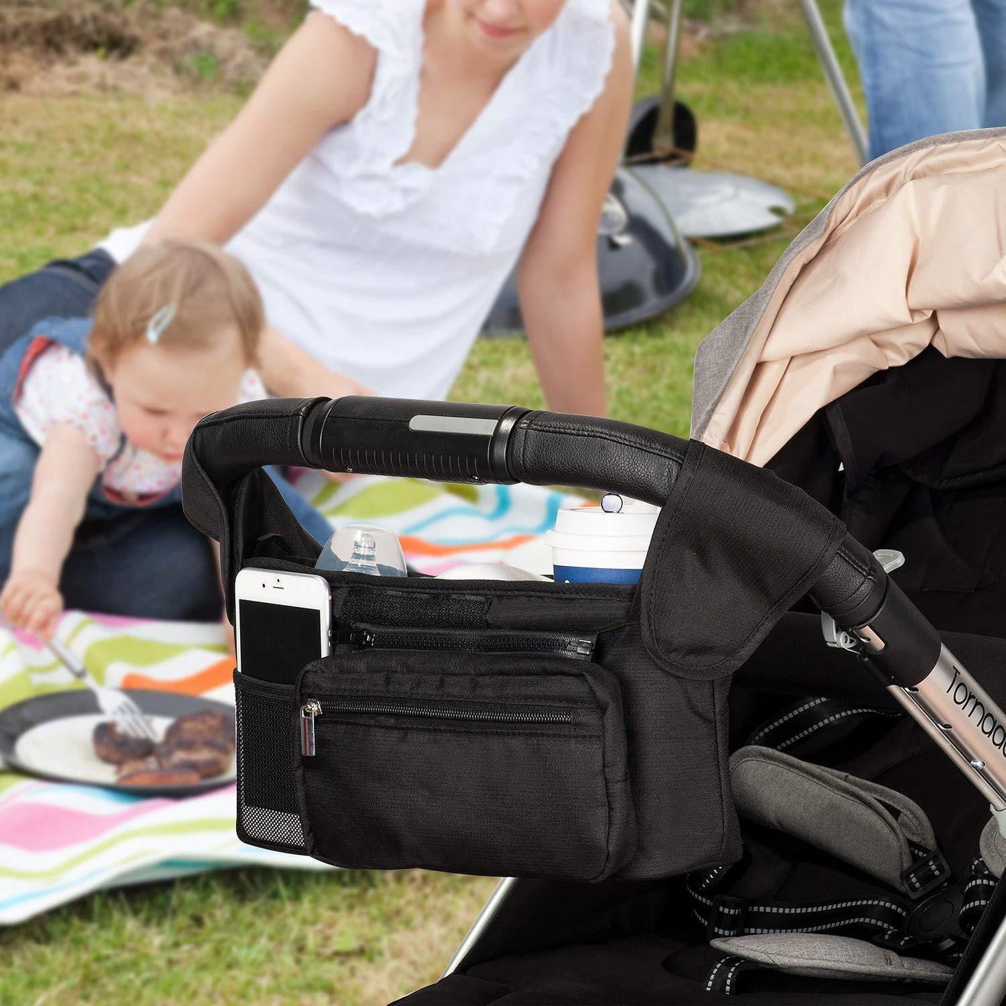 Waterproof Baby Stroller Organizer Bag