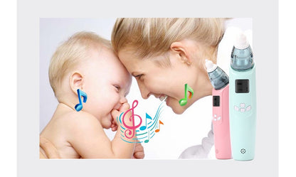 Baby Nasal Aspirator – Adjustable Suction, Rechargeable, Safe & Low-Noise Nose Cleaner