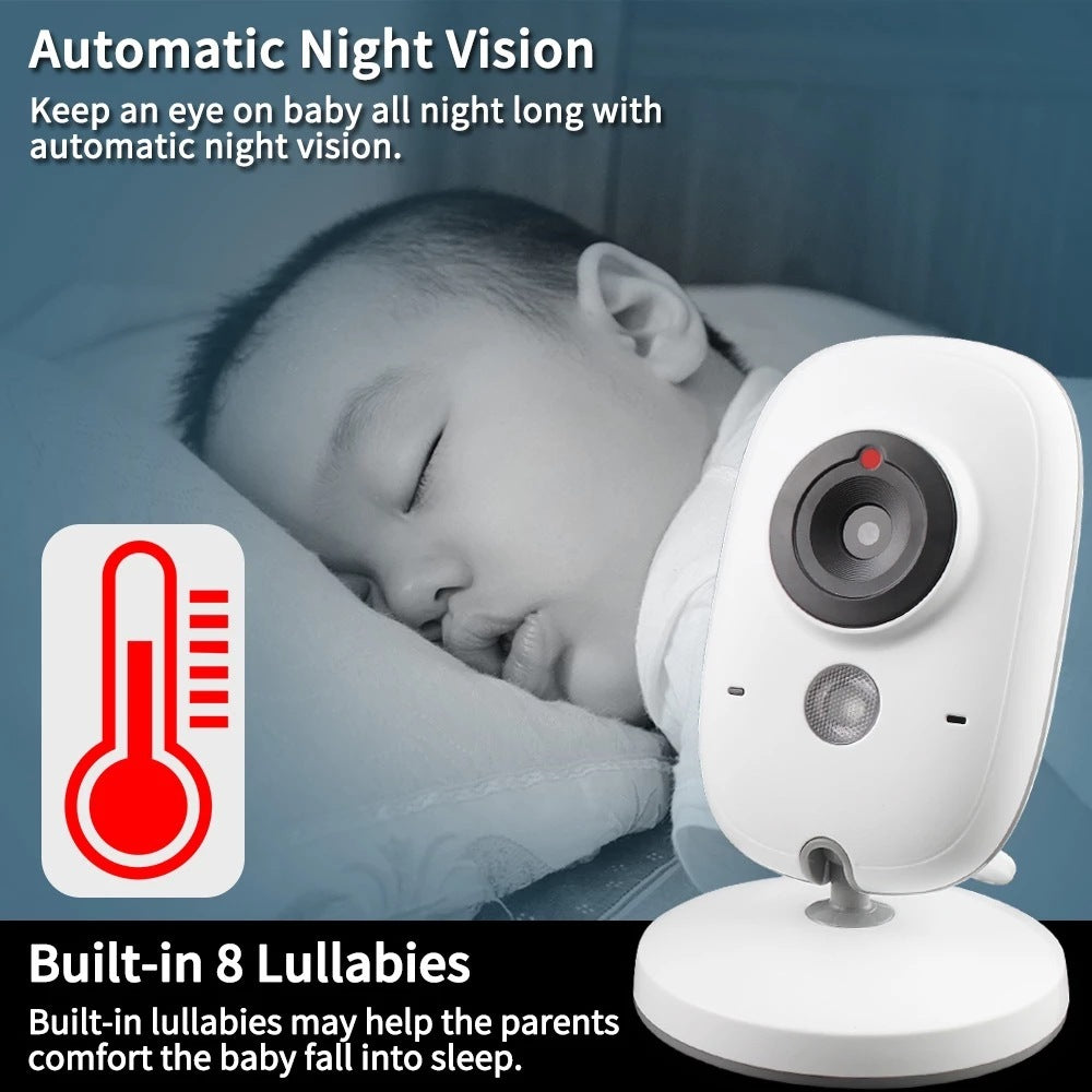 Wireless Baby Monitor for Home - Baby Safety Surveillance Camera