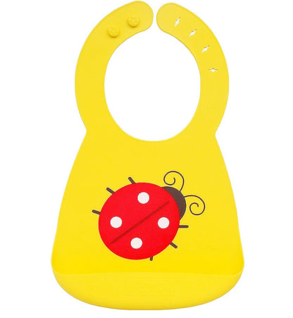 Waterproof Silicone Baby Feeding Bibs – Adjustable, Easy Clean, Durable