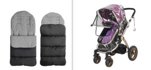 Universal Baby Stroller Windshield – Weather Shield for Rain, Wind, and Dust Protection