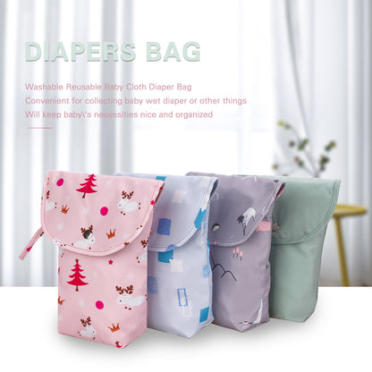 Portable Baby Diaper Storage Bag for Travel & Outings