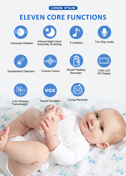 HD Wireless Baby Monitor Camera