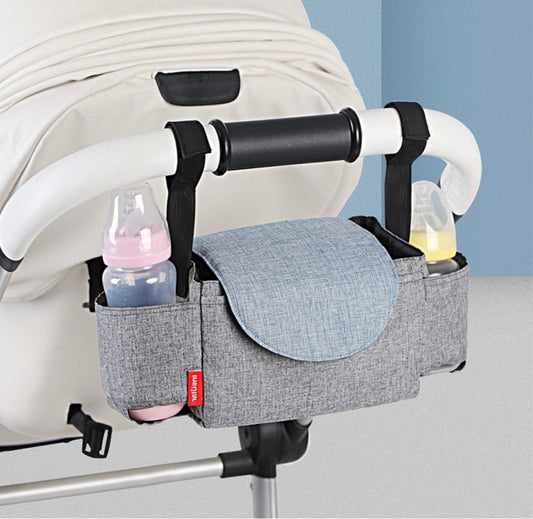 YippeeTots Multifunctional Baby Stroller Organizer Bag – Maternity Nappy Bag with Cup Holder & Wheelchair Compatibility