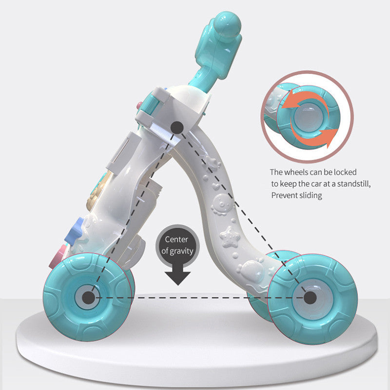 Explosive Baby Stroller Toy with Anti-Rollover Feature - Safe & Engaging Play for Infants