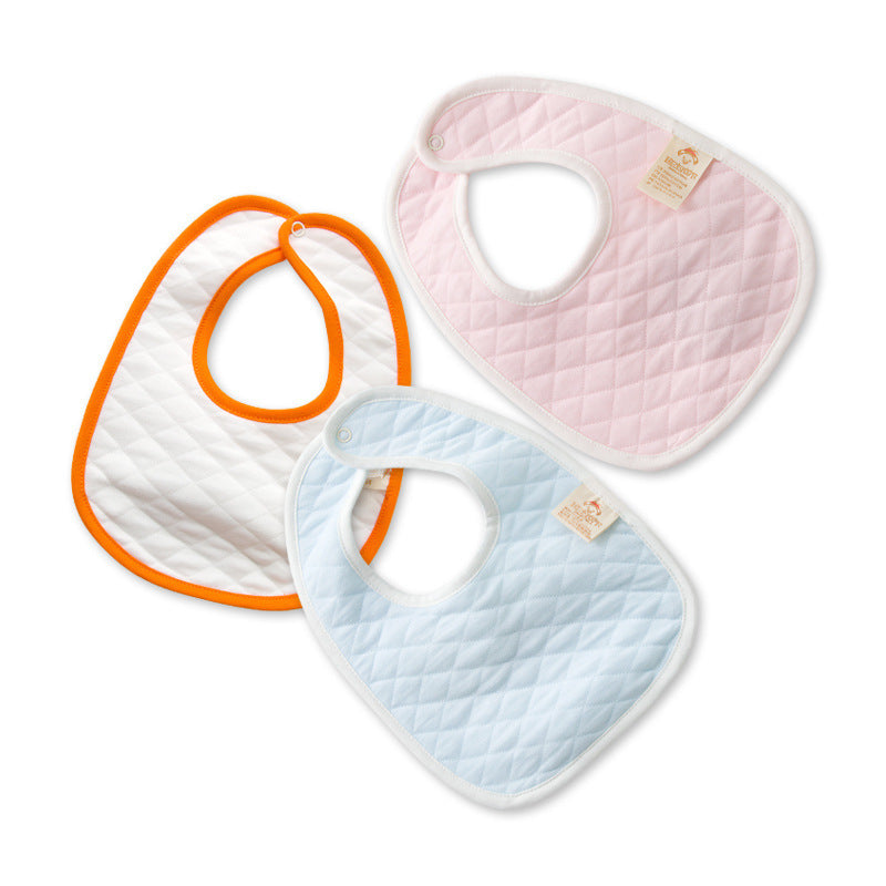 Thickened Double Layer Pure Cotton Newborn Baby Feeding Bib