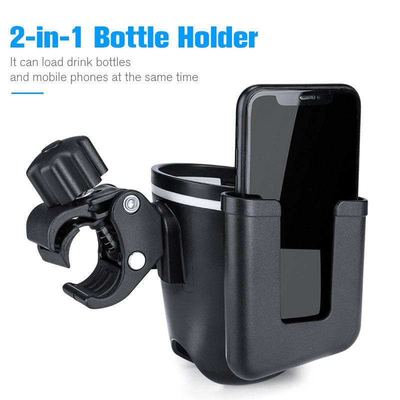 Newborn Baby Stroller Water Bottle and Phone Holder for Bicycle – Convenient and Durable Drink & Phone Holder