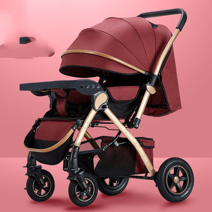 Lightweight Baby Stroller for Newborns – Portable & Travel-Friendly