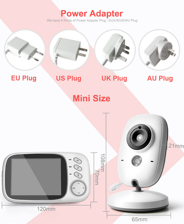 Wireless Baby Monitor for Home - Baby Safety Surveillance Camera