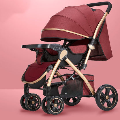 Lightweight Baby Stroller for Newborns – Portable & Travel-Friendly