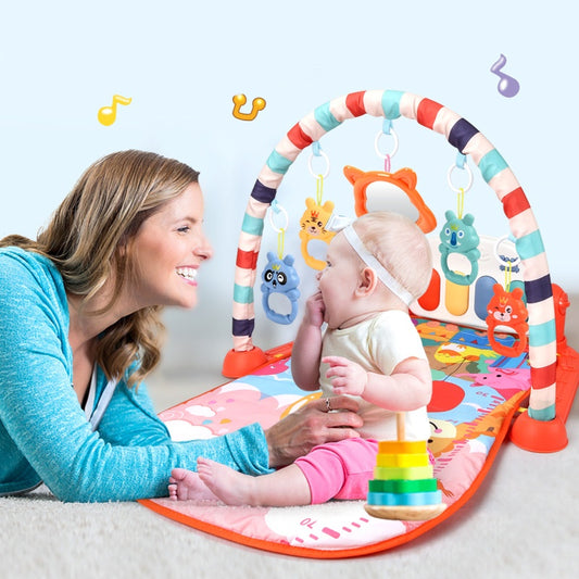 Baby Fitness Frame Pedal Piano Toy with Music for Kids – Developmental Play