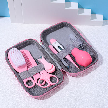 Baby Nail Care Kit – 8-Piece Grooming Set with EVA Storage Bag